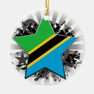 Tanzania Star Keramisch Ornament