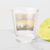 Tanzania Sunset Safari Shot Glas (Achterkant)