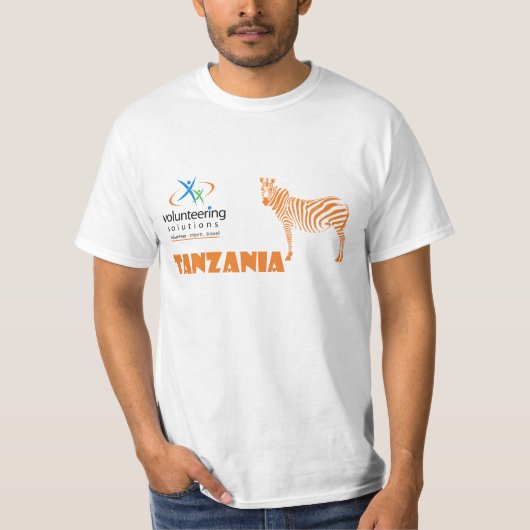 Tanzania T-shirt - Volunteering Solutions (Voorkant)