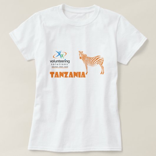 Tanzania T-shirt - Volunteering Solutions (Design voorkant)
