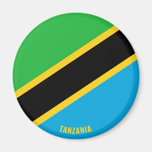 Tanzania Vlag Charmant Patriottisch Magneet