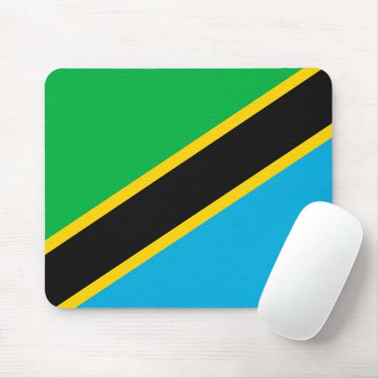 Tanzania vlag muismat (Met muis)
