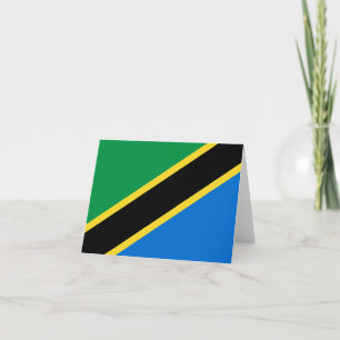 Tanzania Vlag Notitiekaart