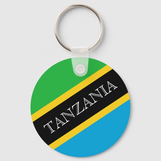 tanzania vlag sleutelhanger (Voorkant)