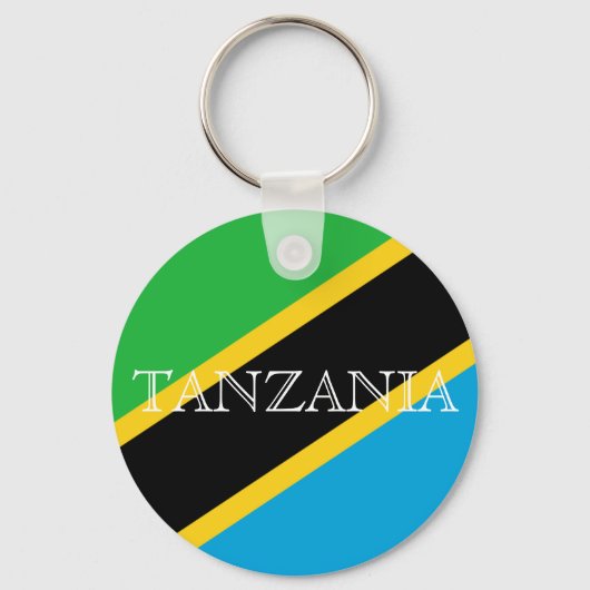 tanzania vlag sleutelhanger (Voorkant)