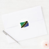 Tanzania Vlag Sticker (Envelop)