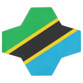 Tanzania vlag voetbal (Enkel)