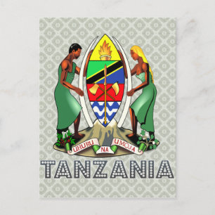 Tanzania wapenschild briefkaart