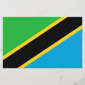 Tanzaniaanse vlag briefpapier (Voorkant)