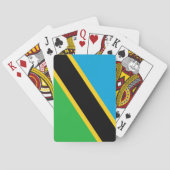 Tanzaniaanse vlag pokerkaarten (Achterkant)