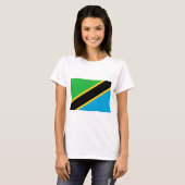 Tanzaniaanse vlag t-shirt (Voorkant volledig)