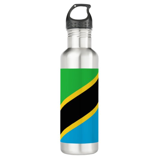 Tanzaniaanse vlag waterfles  (Voorkant)