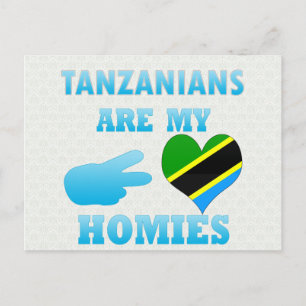 Tanzanianen zijn mijn Homies Briefkaart