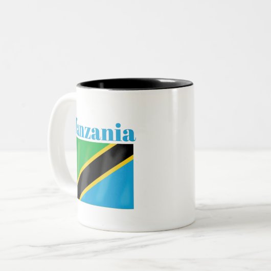Tanzanie Drapeau café Mug (Devant gauche)