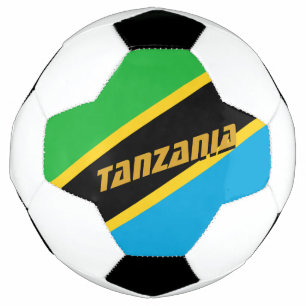 Tanzanie Football & drapeau tanzanien / Sport