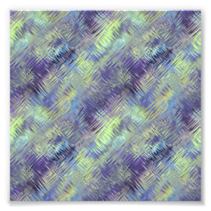 Tanzanite Blue Liquid Pattern Foto Afdruk