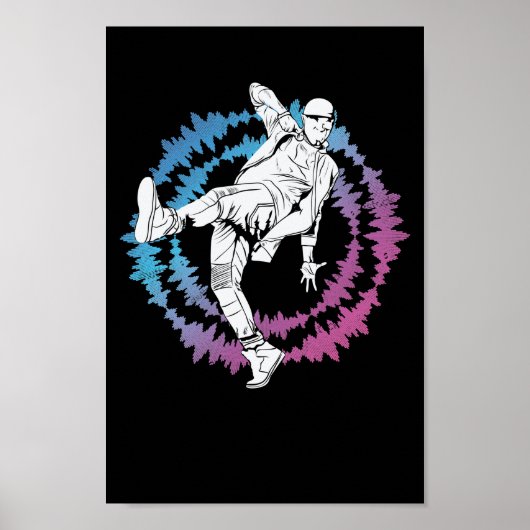 Tanzen Breakdance Beat Poster (Voorkant)