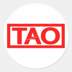 Tao Stamp Ronde Sticker