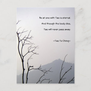 Tao Te Ching No.1/ Briefkaart