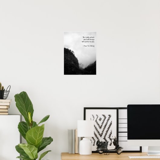 Tao Te Ching No.2/ Poster (Thuiskantoor)