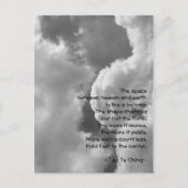 Tao Te Ching No.4/ Carte Postale (Devant)