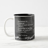 Tao-Te-Ching No.5/Mok Tweekleurige Koffiemok (Links)