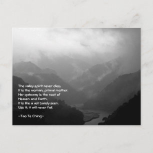Tao Te Ching No.6/ Briefkaart