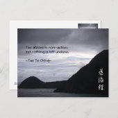 Tao Te Ching No.7 Briefkaart (Voorkant / Achterkant)