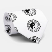 TAO - YIN EN YANG - TAOISM/LAO TZU/EASTERN MYSTIC STROPDAS (Opgerold)