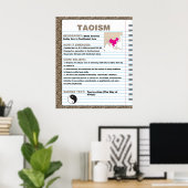 Taoïsme Poster (Thuiskantoor)