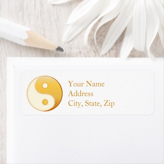 Taoïssymbool Etiket (Insitu)