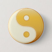 Taoïssymbool Ronde Button 5,7 Cm (Voorkant)