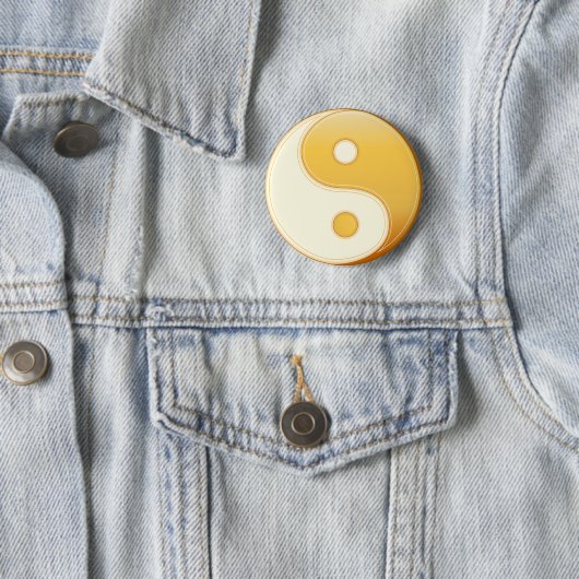 Taoïssymbool Ronde Button 5,7 Cm (In situ)