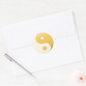 Taoïssymbool Ronde Sticker (Envelop)