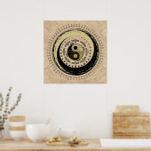 TaoïstwielLicht v6 Poster (Keuken)