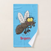 Taon drôle insecte dessin animé (Serviette à main)