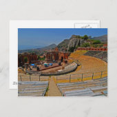 Taormina amphitheater 2 briefkaart (Voorkant / Achterkant)
