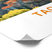 Taormina Italië Reisprint Poster (Hoek)