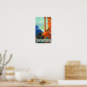 Taormina Italie voyage vintage Poster (Cuisine)