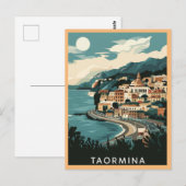 Taormina, Sicilië Briefkaart (Voorkant / Achterkant)