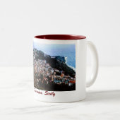 Taormina, Sicilië mok (Voorkant rechts)