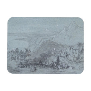 Taormina, uit de "Uitzichten van Sicilië" (krijk Magneet