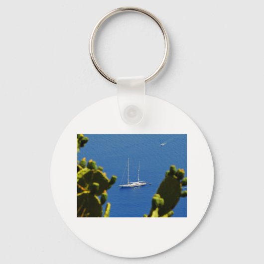 Taormina-zeilboot Sleutelhanger (Voorkant)