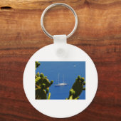 Taormina-zeilboot Sleutelhanger (Voorkant)