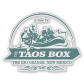 Taos Box (Rio Grande) (rafting 2) Sticker (Voorkant)