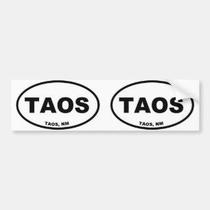 Taos Bumpersticker