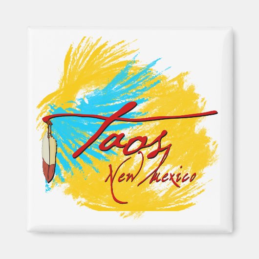 Taos, New Mexico Magneet (Voorkant)