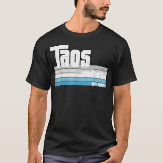 Taos New Mexico Nm Retro Vintage Skien Hiken T-shirt