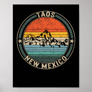 Taos New Mexico Skiën Taos Ski Valley Snowboardin Poster