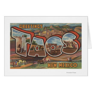 Taos, Nouveau-MexiqueGrandes lettres ScènesTaos, N